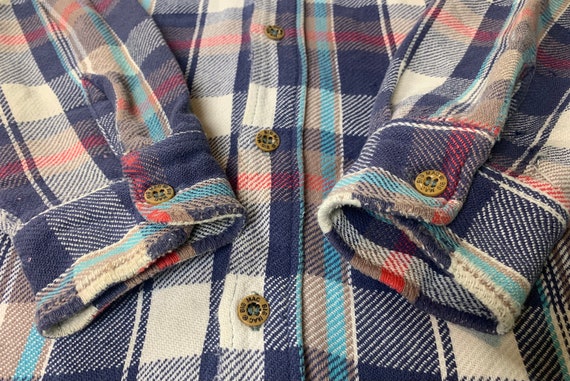 Vintage Big Mac Men’s Plaid Flannel Shirt Size L … - image 4
