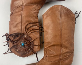 Vintage Western Boots, Zodiac Brand | 6M Womens | Soft Suede