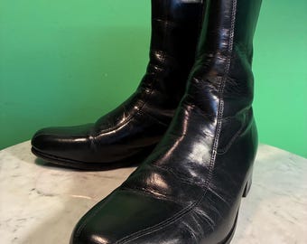 Durango Men\'s 8.5 Vintage Black Lug Sole Heeled Boot Durango Men main image 3