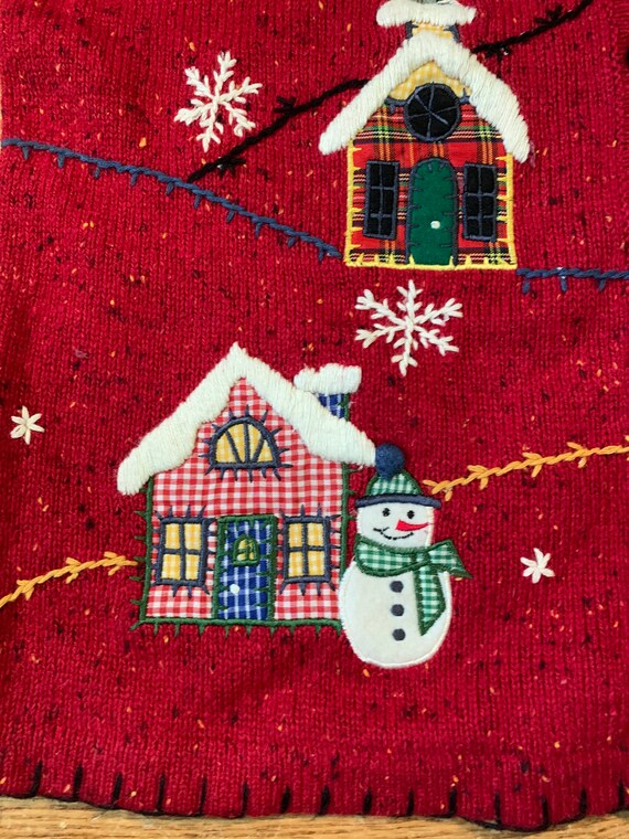 Vintage Ugly Christmas Sweater Fun and Festive Sn… - image 6