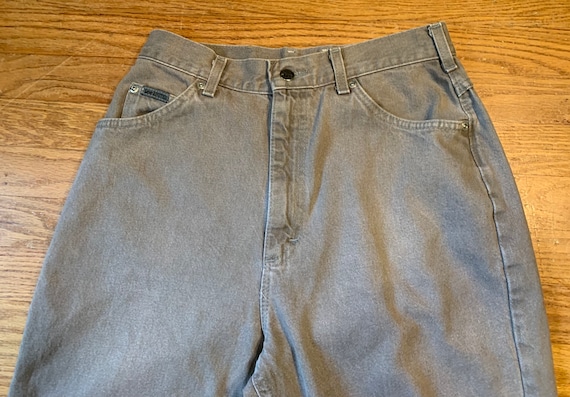 Vintage 80s Riveted Lee High Rise Mom Jeans (W28) - image 2