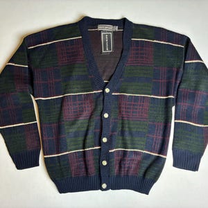 90s Jacquard Sweater - Etsy
