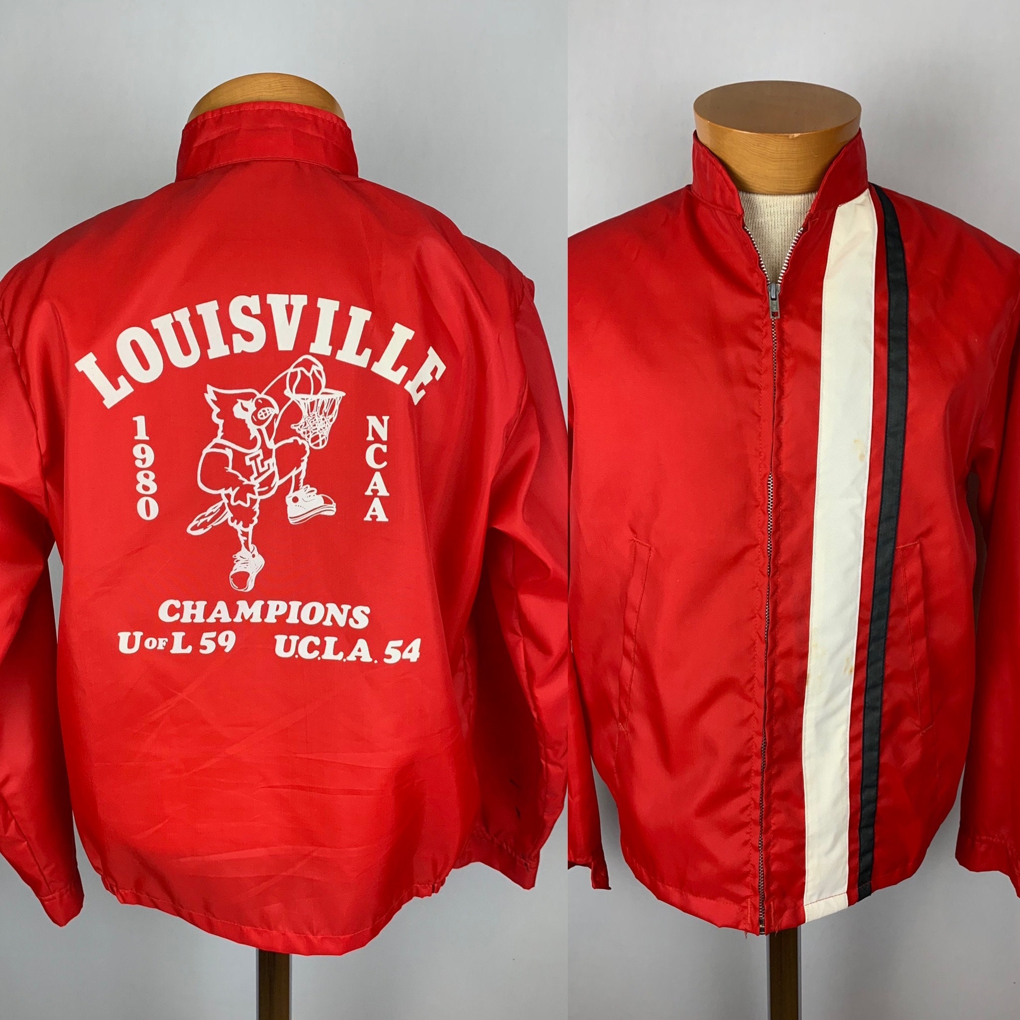 1 Yard & 16” X 42” U Of L Louisville Cardinals College Sports Cotton Fabric  Red