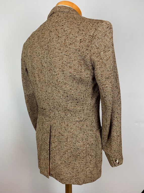 70s Does 30s Style Men’s Brown Tweed Sports Coat … - image 10