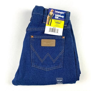 Vintage 90s Wrangler 14MWZ Cowboy Boot Cut Jeans 30 Waist 31 