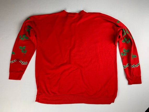 Vintage Ugly Christmas Sweater Sweatshirt Santa S… - image 4