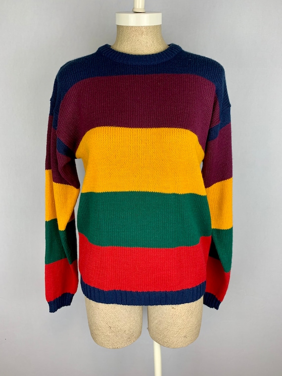 Vintage 80’s K-Mart Color Blocked Pullover Sweater