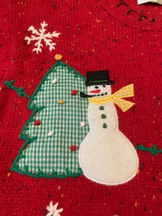 Vintage Ugly Christmas Sweater Fun and Festive Sn… - image 4