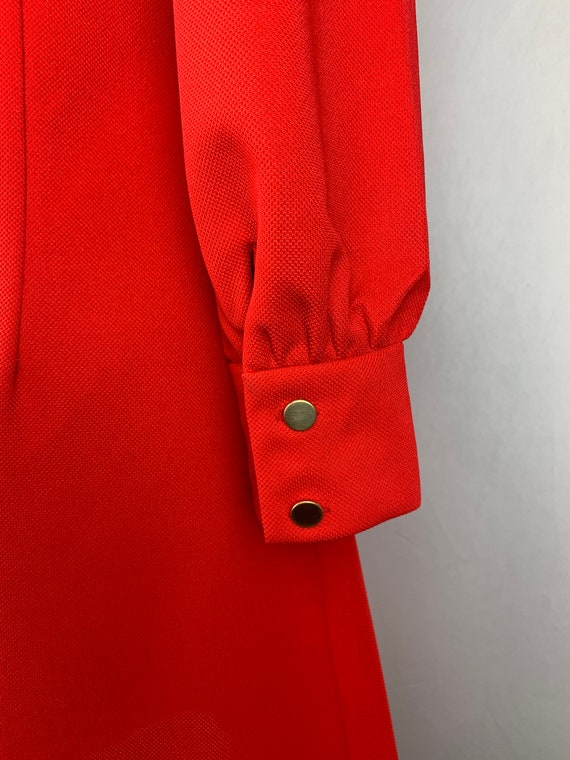 Vintage 70s Chemise Lacoste Red Dress Tennis Dress - image 5