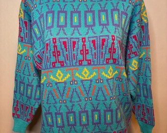 Vintage Women’s 80s  Pullover Sweater Size Small