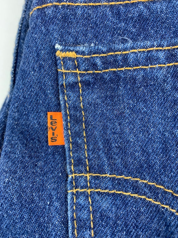 Vintage 80’s Orange Tab 517 Levi’s Jeans - image 2