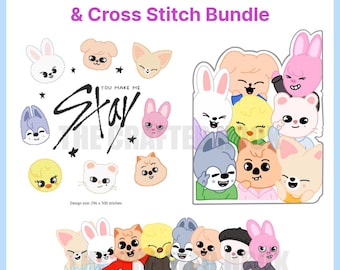 Kpop SKZOO PuppyM パイロット/スンミンクロスステッチパターン - Etsy