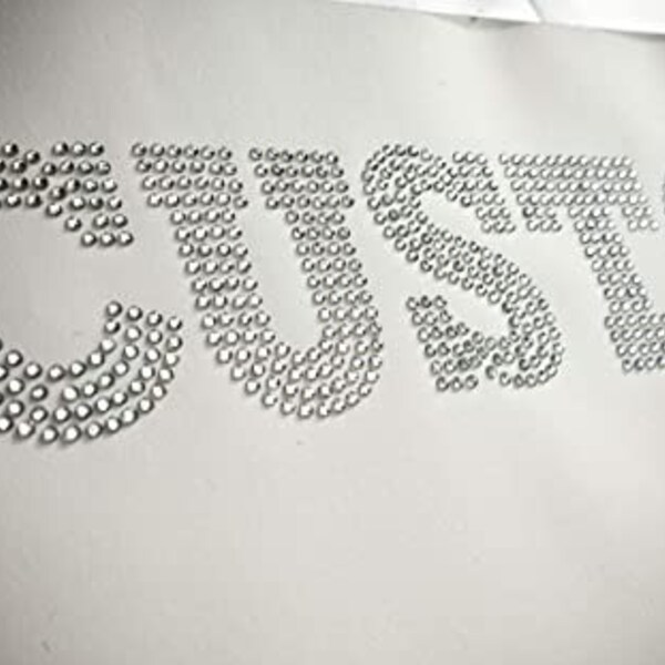 Rhinestone Names Etsy