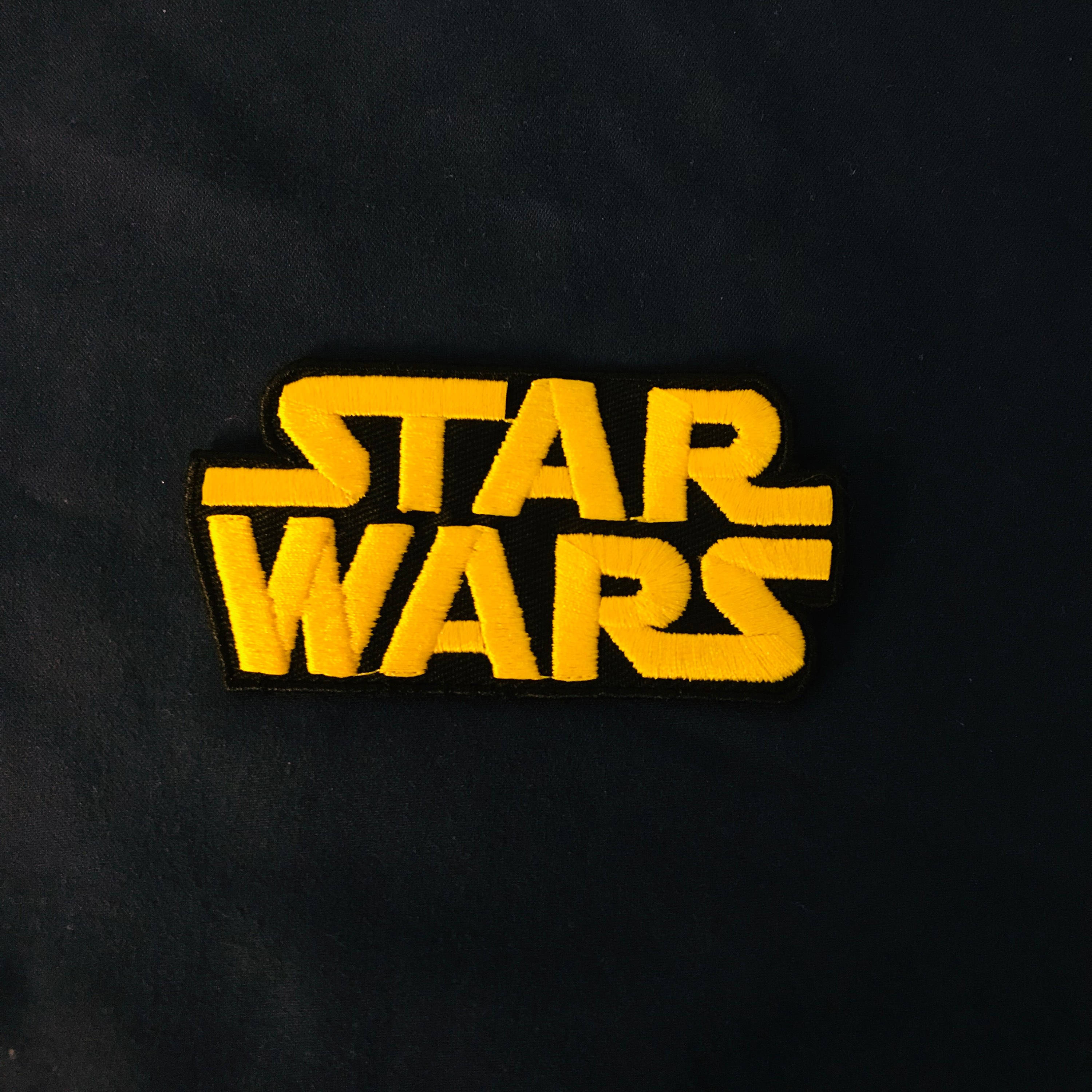 Beautiful Star Wars Iron-On PatchLogo Yellow Designed | Etsy