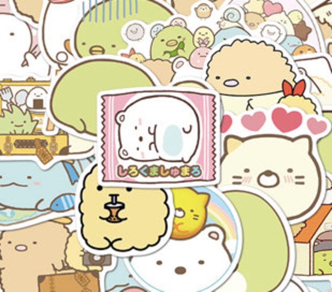 Sumikko gurashi, #4 Kawaii sumikkogurashi Pack Sticker for Sale by mizro
