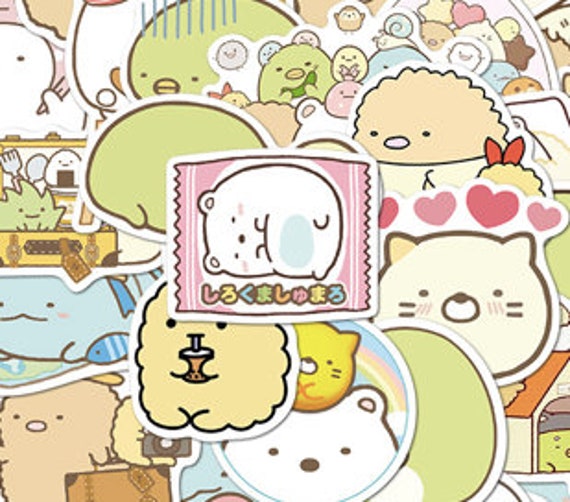 25 Pcs/set Kawaii Sumikko Gurashi Stickers Scrapbooking Cute Japanese  Kawaii Stickers 