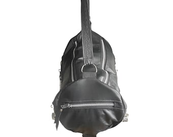 Leather polochon , leather travel bag , sports bag , unisex leather bag , weekend bag, shoulder bag , leather tote bag , single bag