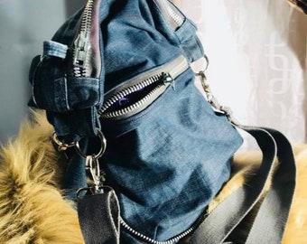 Bag stuffed all jeans