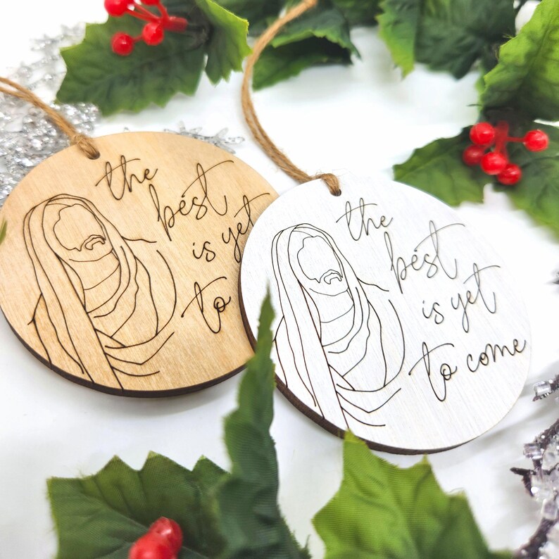 Set of 100, the Best is yet to Come, Bulk, Wood Ornament, LDS 2024