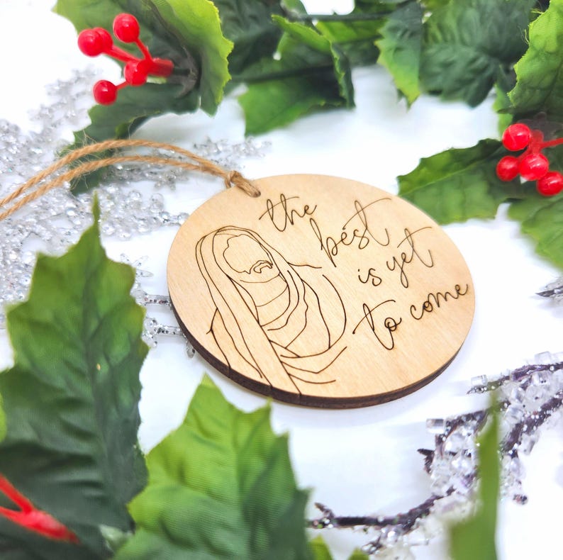 Set of 100, the Best is yet to Come, Bulk, Wood Ornament, LDS 2024