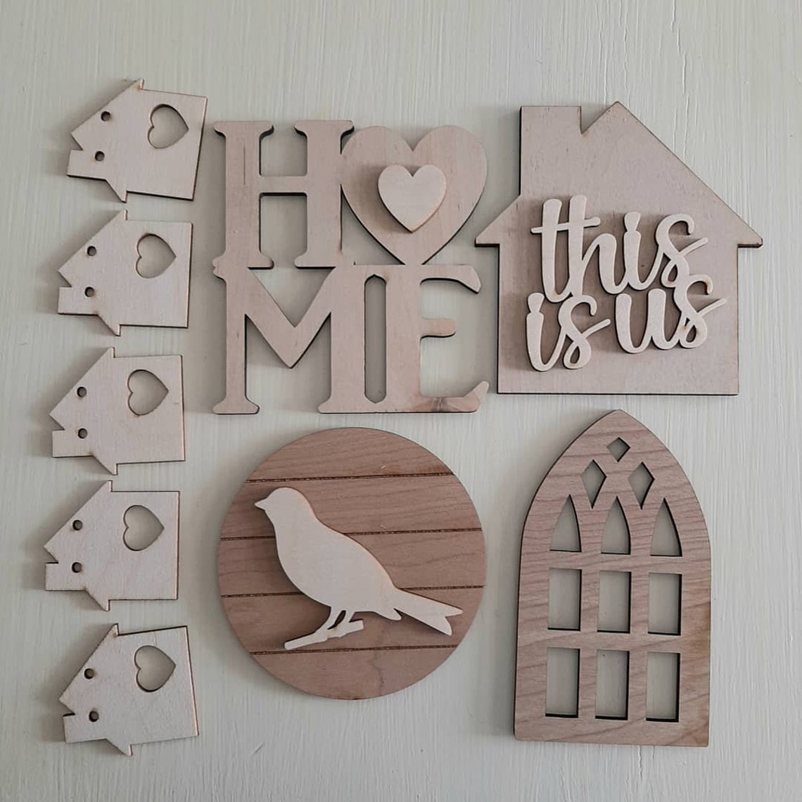 Unfinished Home DIY Tiered Tray Decor Kit Tier Tray Craft Etsy