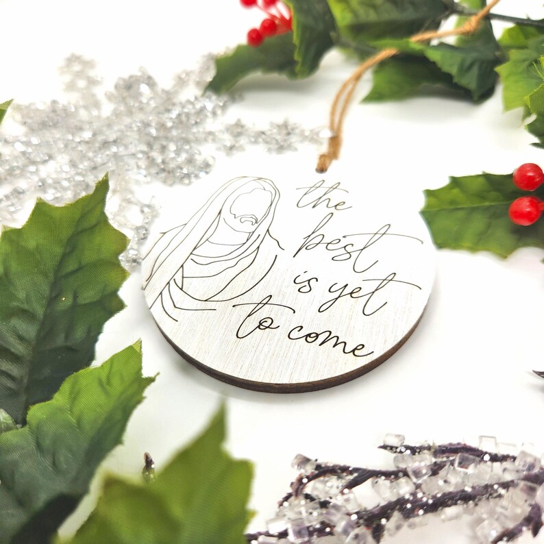 Set of 100, the Best is yet to Come, Bulk, Wood Ornament, LDS 2024