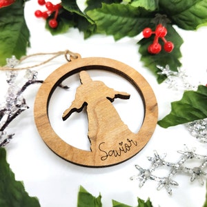 Set of 5 or 10, Names of Christ Ornament, Bulk, Wood, Christmas, Christus, Christian, LDS, laser cut