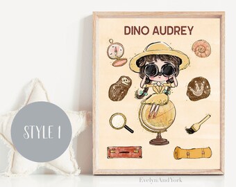 Dino Dan Etsy Dino dan checks his dino dan field guide to make sure that he has in fact spotted the tyrannosaurus rex.