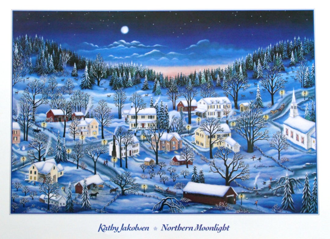 yタイトル「Early Snows」Gary Fenske作　冬の風景 絵画 yタイトル「Early Snows」Gary Fenske作 冬の風景 絵画 - メルカリ