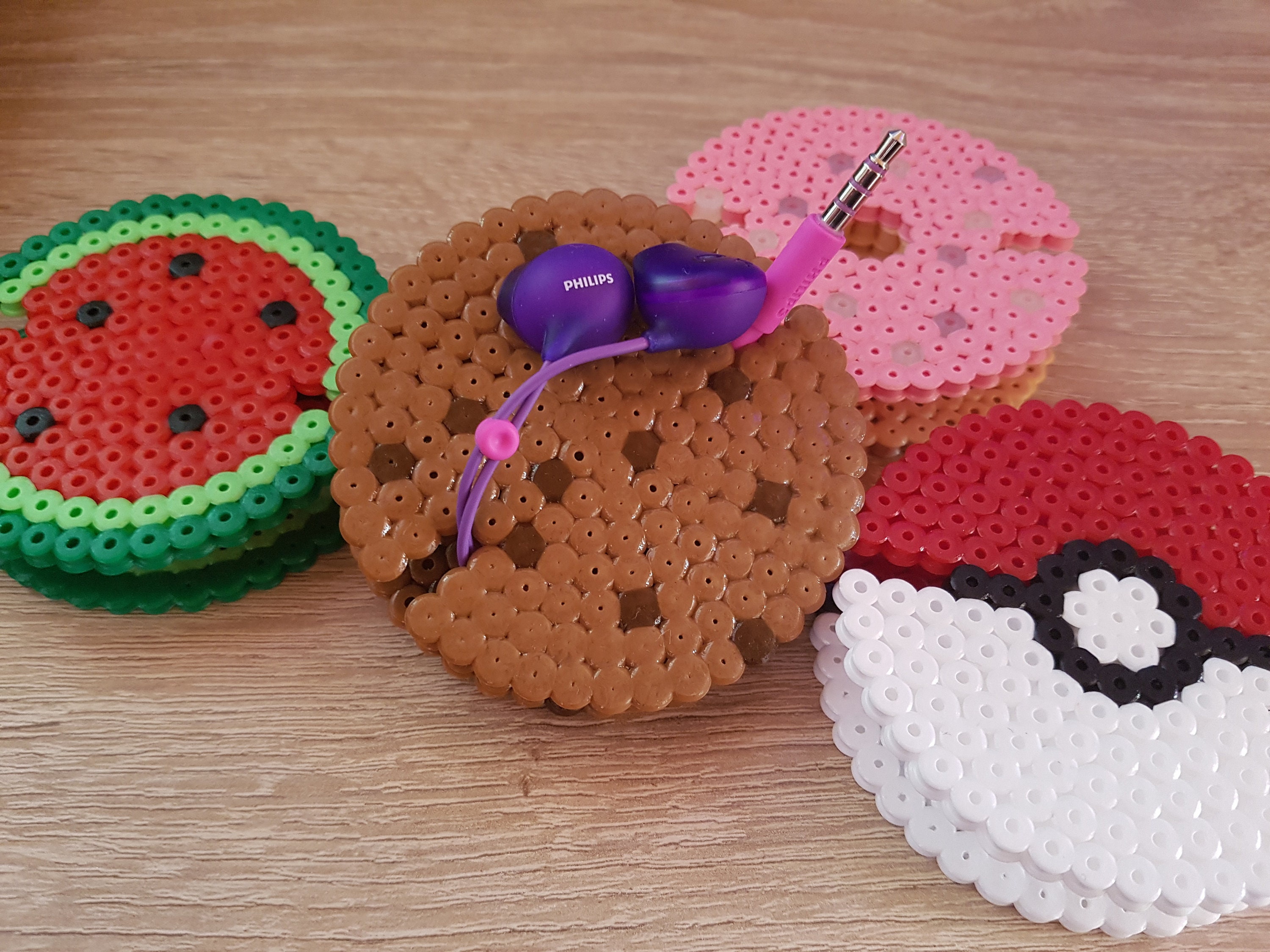 Perler Bead Cable Holder Etsy