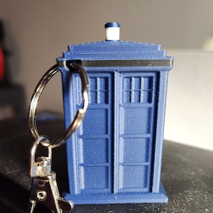 Polizei Box Schlüsselanhänger/Flair (3D Druck)
