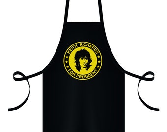 Keith Richards Rolling Stones Apron One Size