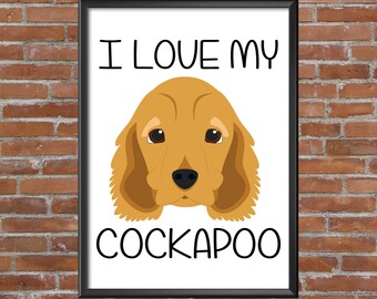 Cockapoo Picture Frame - Etsy