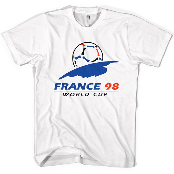 T Shirt Fußball Word Cup France 98 Unisex Baumwolle T Shirt Alle Größen & Farben