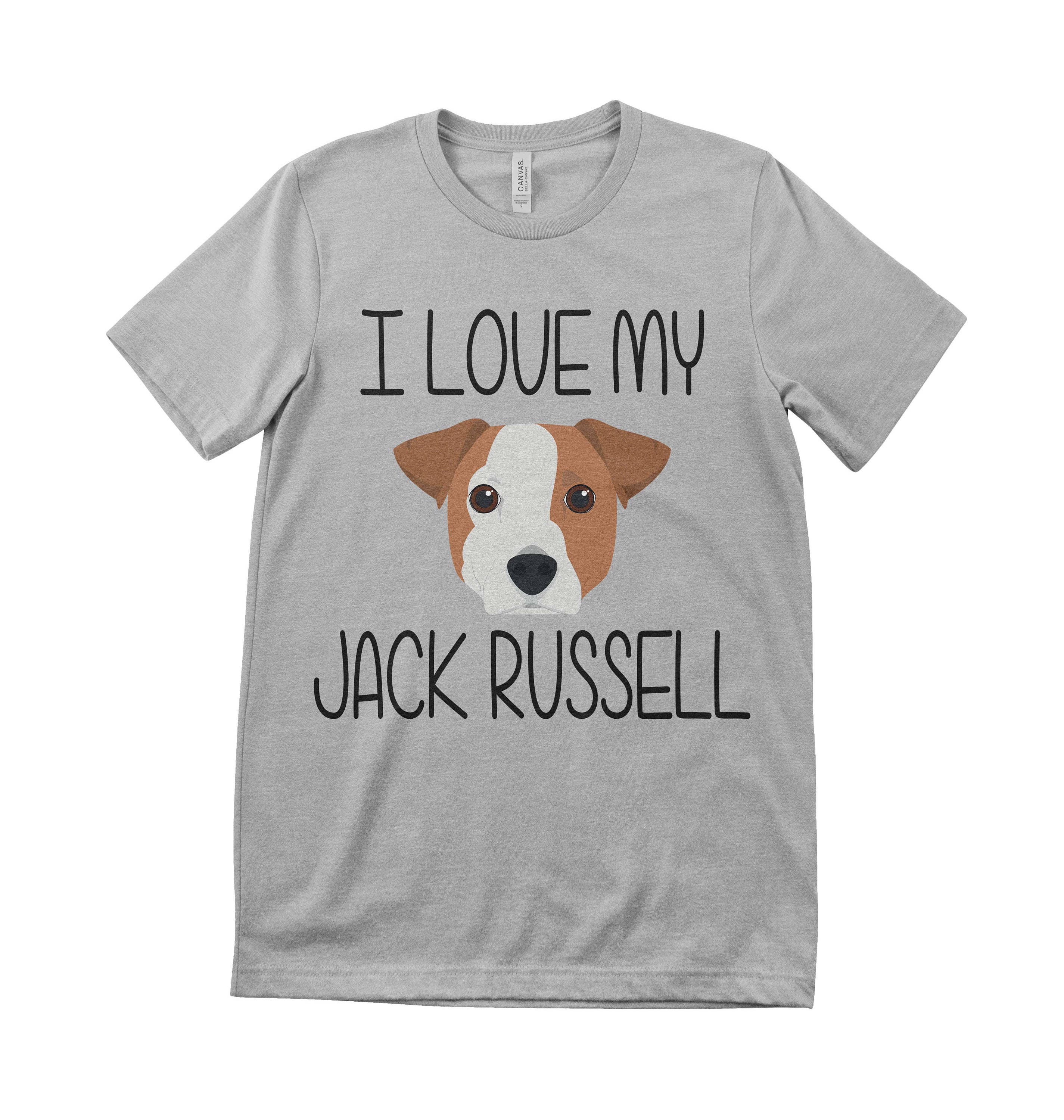 T Shirt I Love My Jack Russell Unisex Cotton T Shirt - Etsy UK