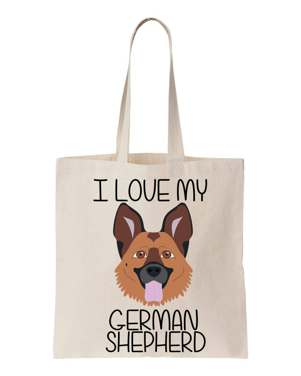 I Love German Cotton Tote Bag I Love German Cotton Tote Bag