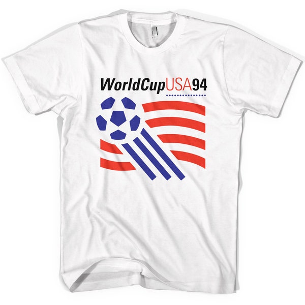 T Shirt Football Word Cup USA 94  Unisex Cotton T Shirt All Sizes & Colours