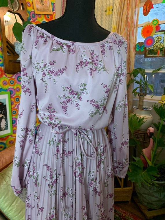 70s JC Penney Floral Dress - image 4