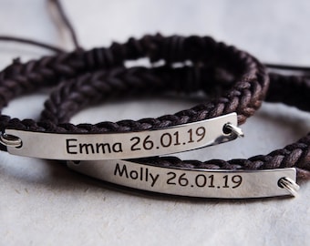 Custom Partner Bracelets, Partner bracelets, Couples bracelets, matching couples bracelets, personalized bracelet, Partner Bracelet