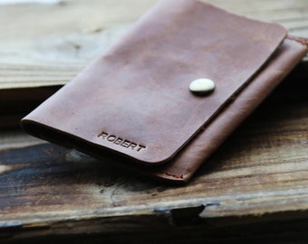 Personalized Mens Gifts, Real Leather wallet for men, name custom engraved wallet, mens gifts, customized wallet, custom engraved gift men