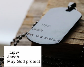 Black handwriting jewelry men, Personalized handwriting men’s necklace, custom engraved handwritten necklaces beliefs Dog tag plate men gift