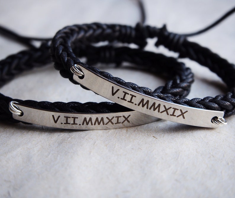 Custom Partner Bracelets Relationship Bracelets Couples Etsy