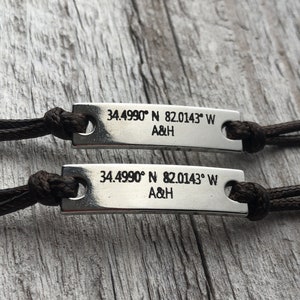 Matching Bracelet, matching relationship bracelet, long distance relastionship, inside message bracelet, Couples bracelet, Custom bracelets