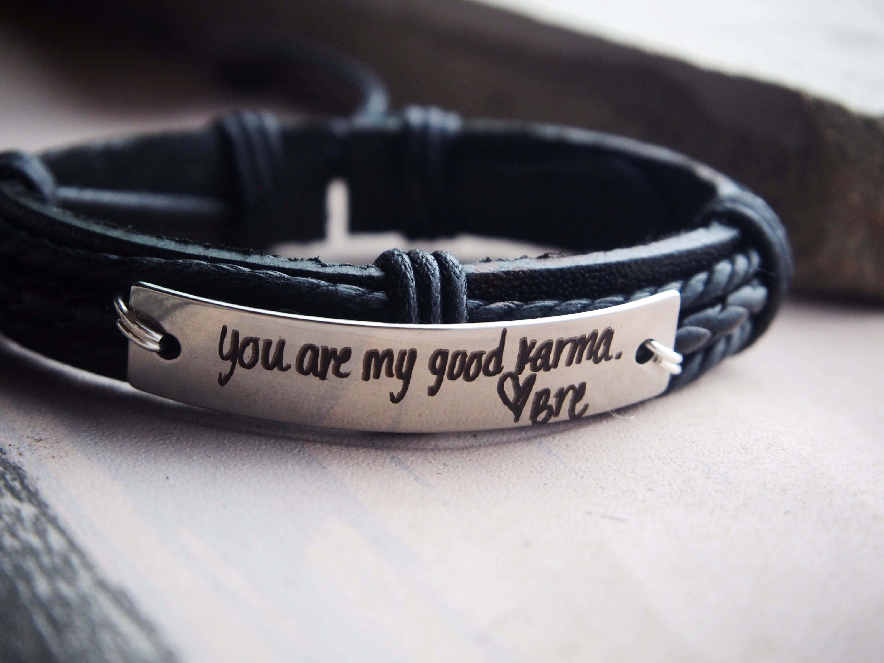 Laser engraved bracelet Clearance