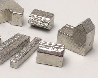 Metal Board Game Pieces Cast in Pewter Gift for Board Game Lover