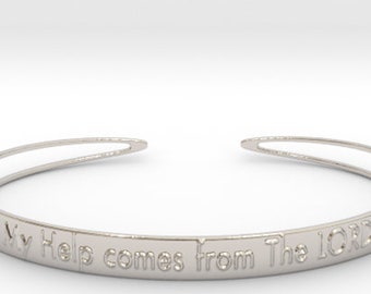 My Help comes from the Lord Scripture Bracelet Christian Bracelets