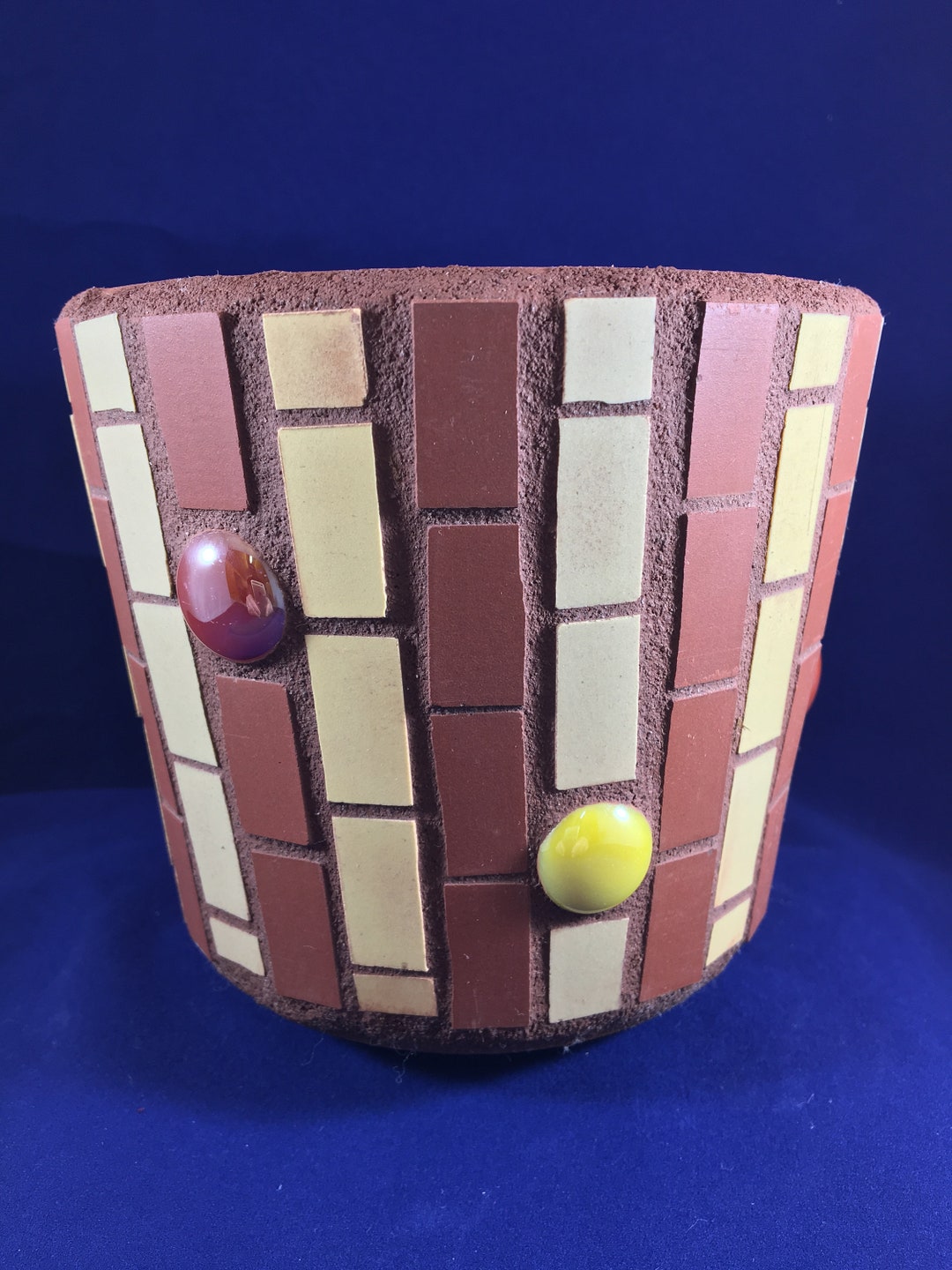 Ceramic Tile Mosaic Plant Pot Flower Pot Planter - Etsy