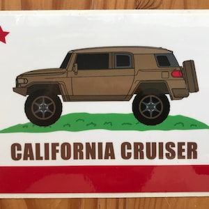 California Series: Toyota FJ Cruiser Sticker