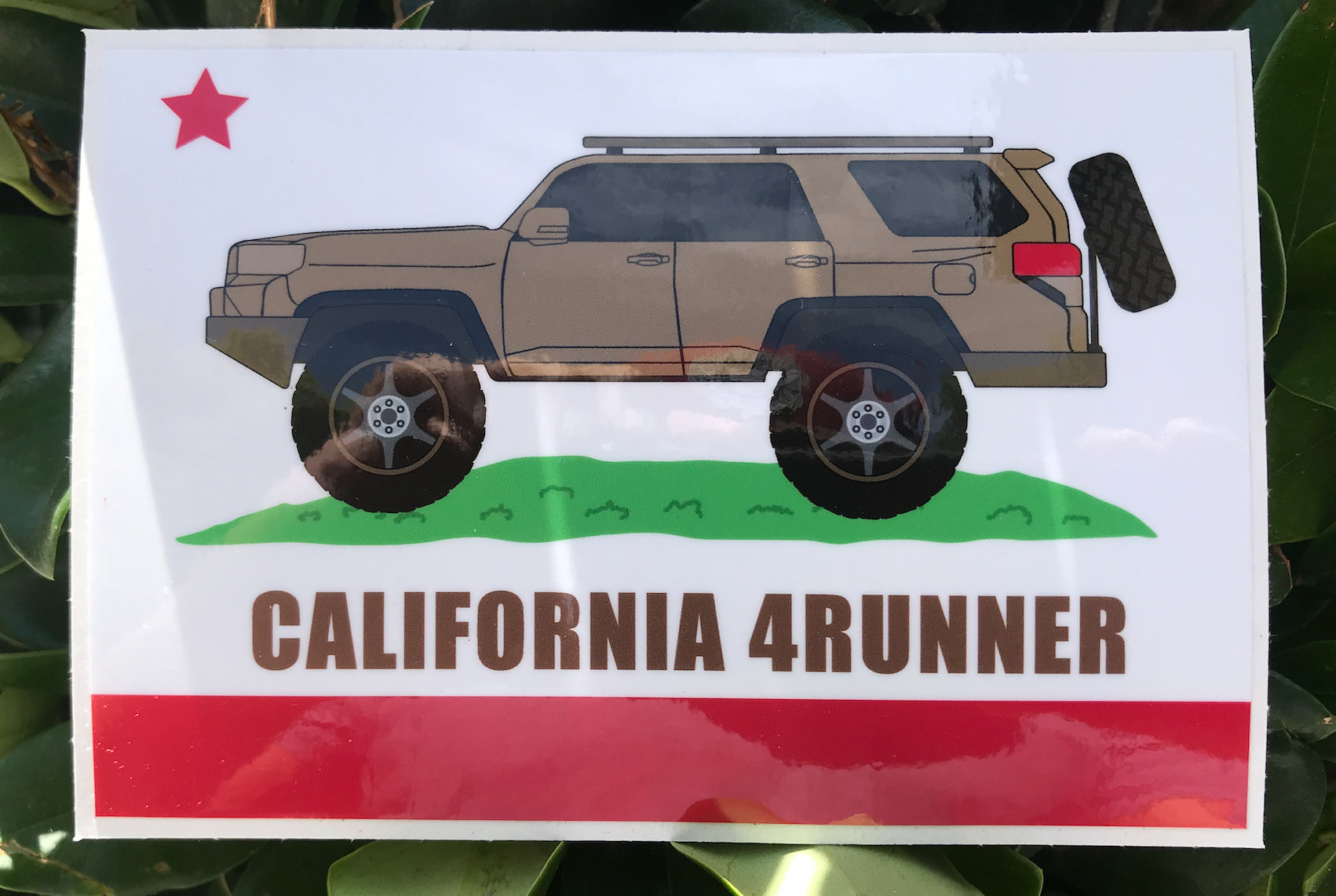 California Series: Toyota 4runner Sticker - Etsy