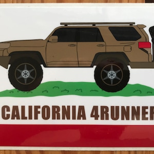 California Series: Toyota 4Runner Sticker